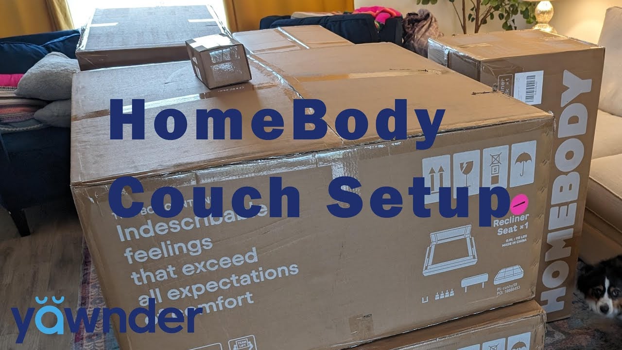 Homebody Couch setup and assembly