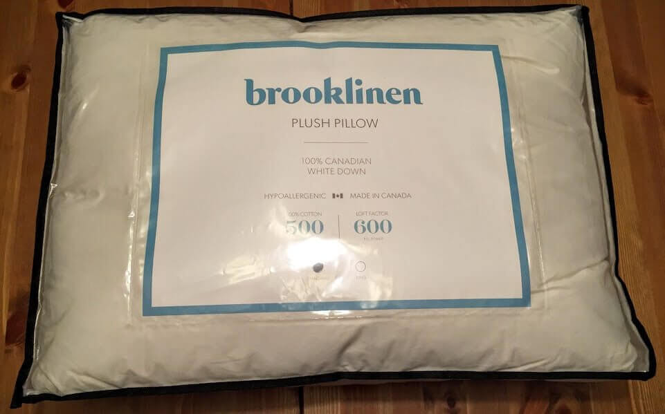 Brooklinen down hotsell alternative pillow review