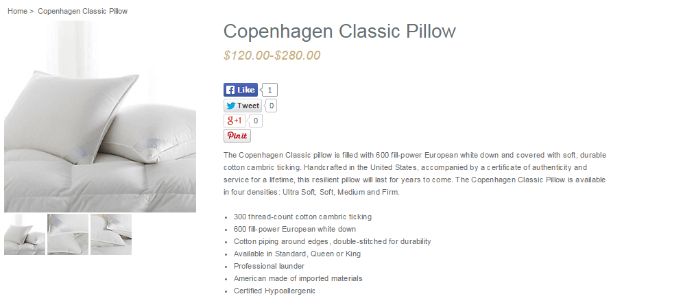 scandia pillows