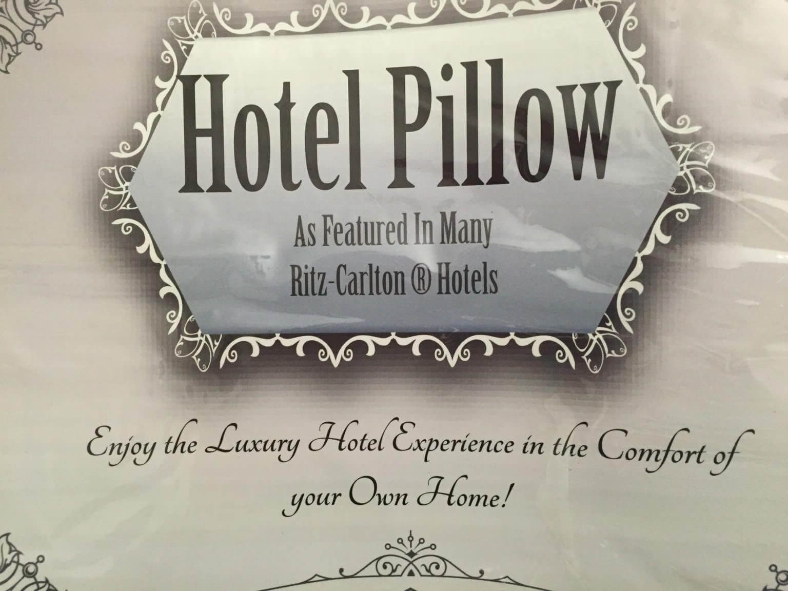 The Ritz-Carlton Hotel Down Pillow