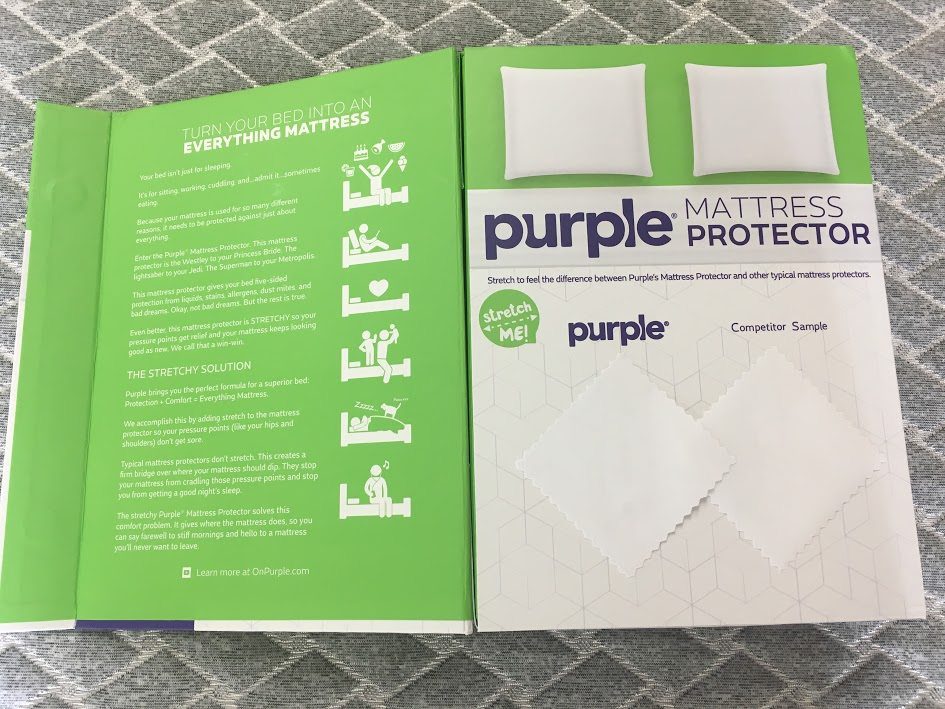 purple mattress protector