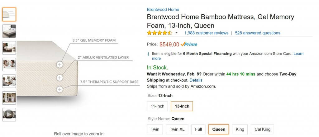 brentwood home amazon