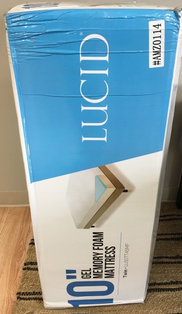 Lucid mattress store in a box