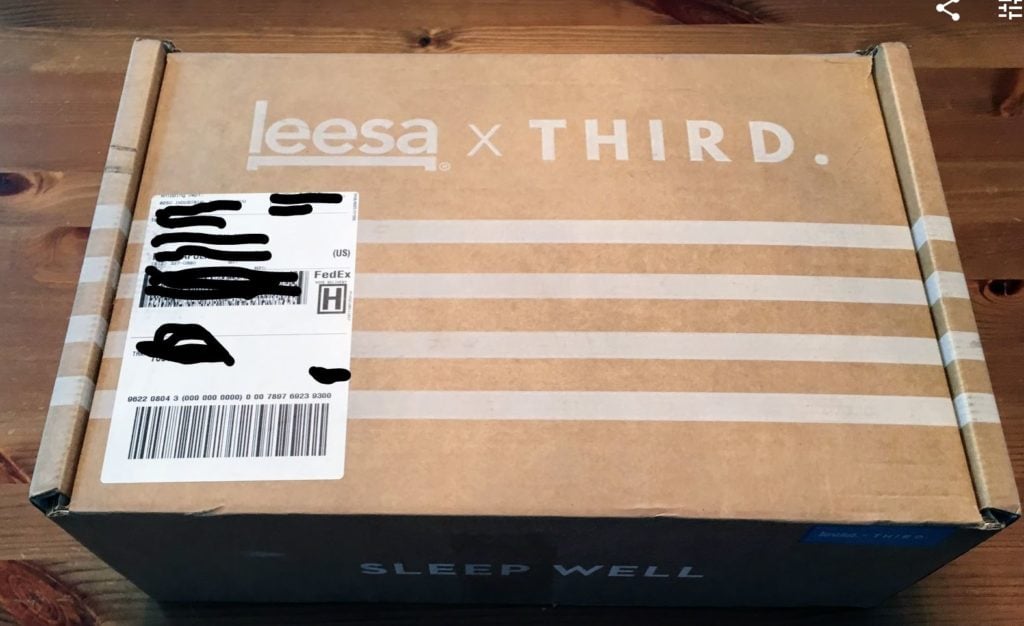 Leesa Sheets Box