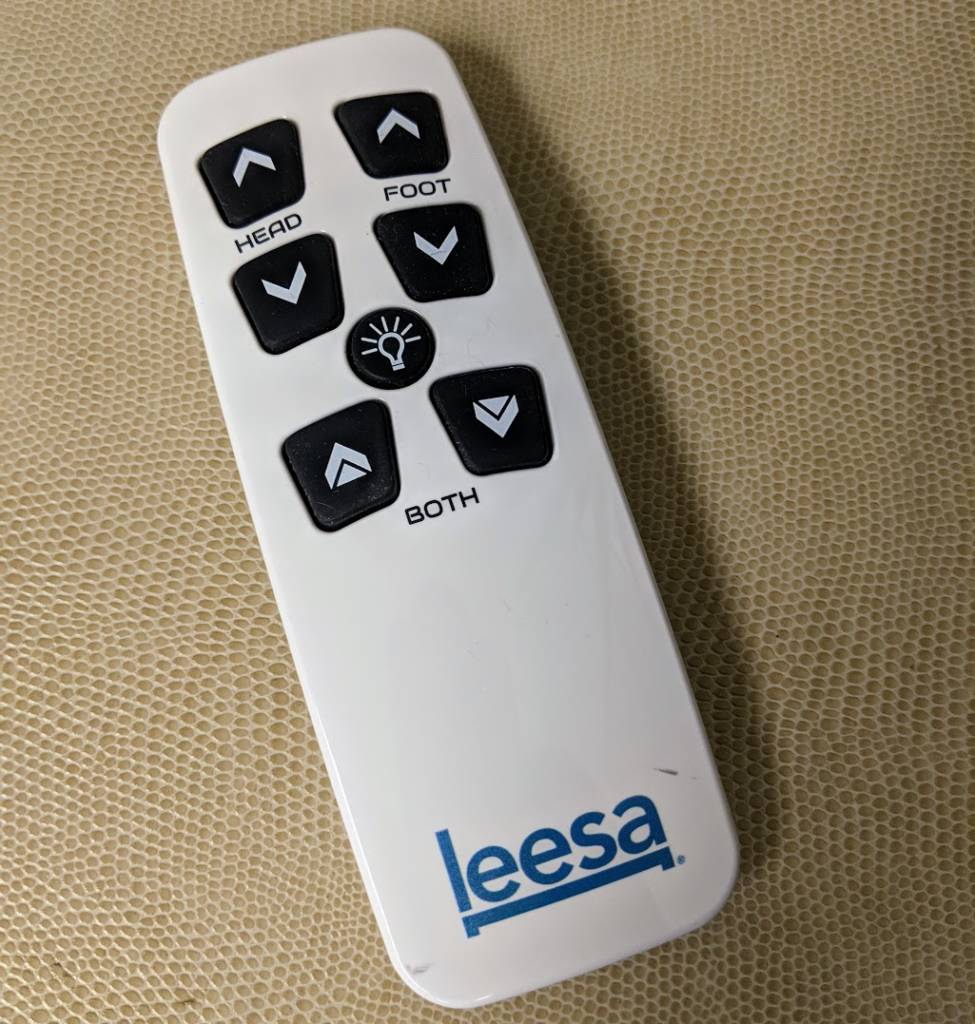 Leesa Adjustable Base remote