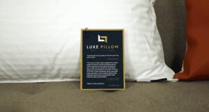 luxe pillow branding