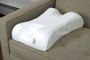 sleep&glow pillow on couch