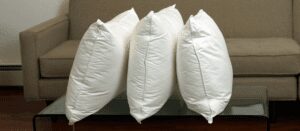 brooklinen down alternative pillows side by side comparison