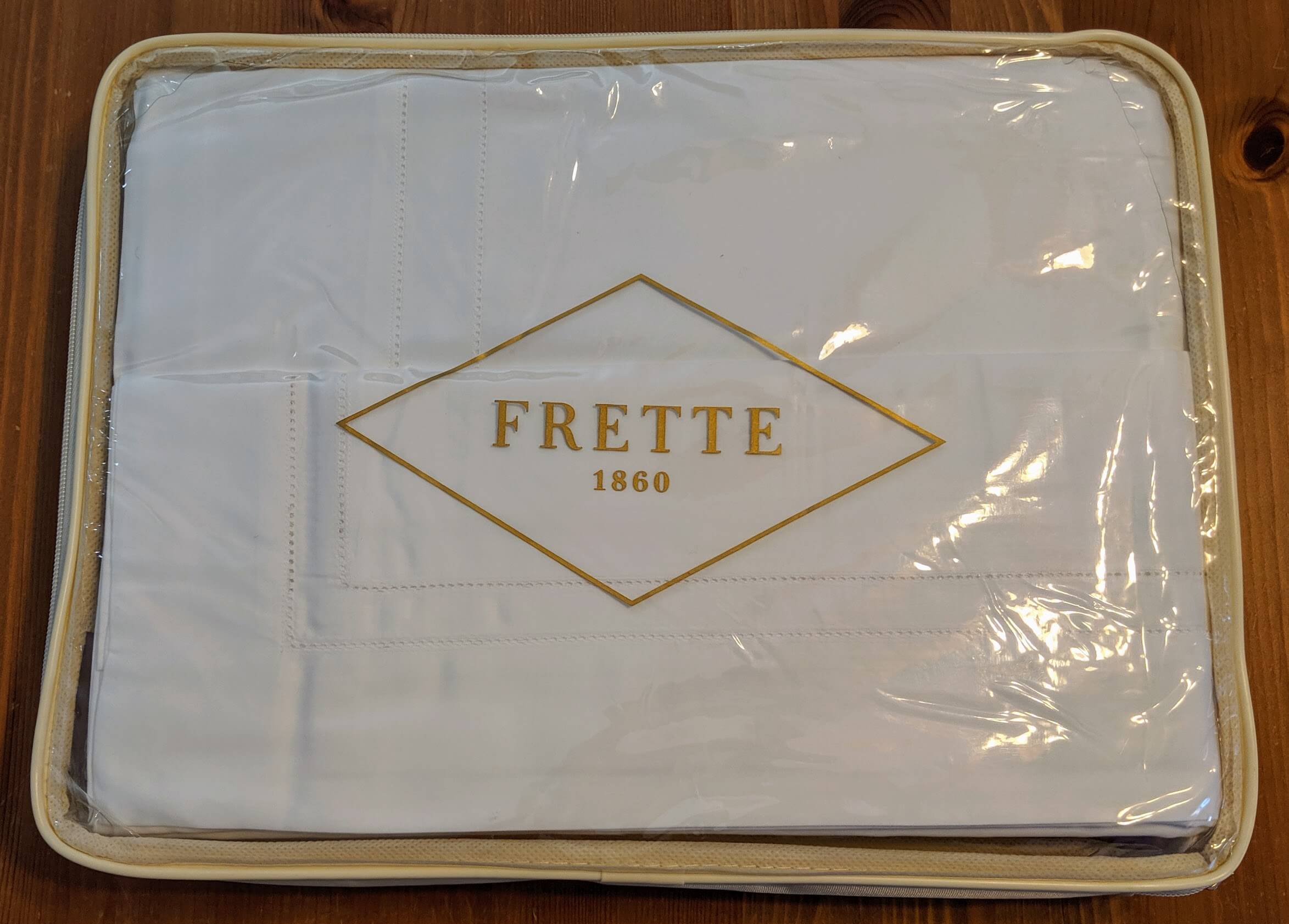 Frette Sheets Packaging
