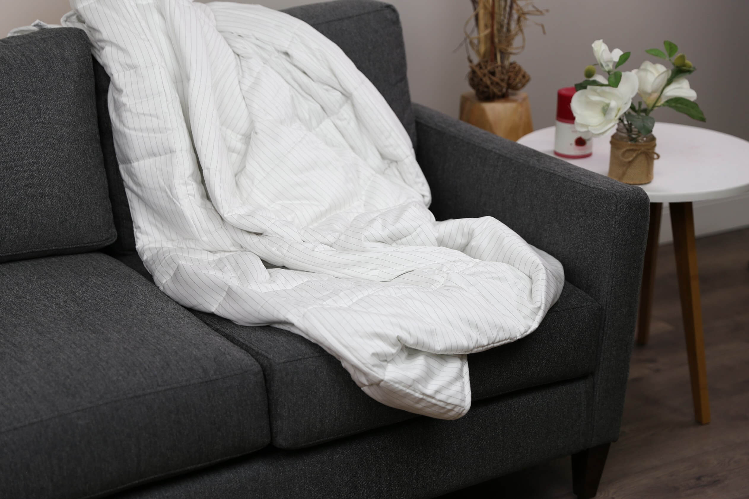 draped luna weighted blanket