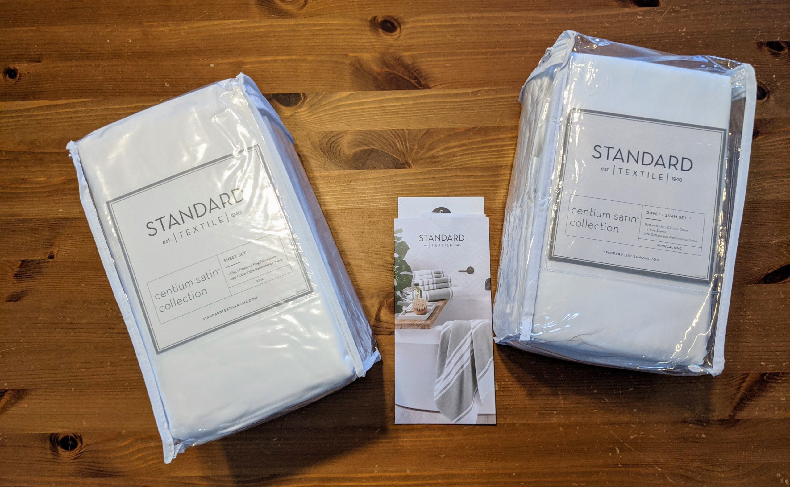 standard textile packaging