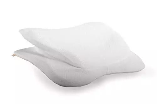 Copper Fit Angel, Ultimate Memory Foam Pillow for Side and Back Sleepers Wearable Blanket, King (Pack of 1), White