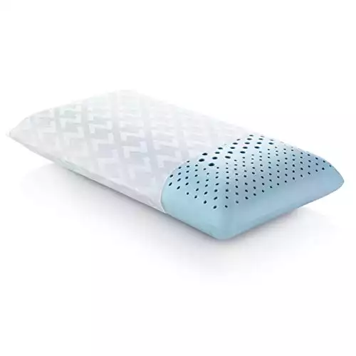 Z ZONED GEL DOUGH Gel-Infused Memory Foam Bed Pillow - 5-year Warranty - King - Mid Loft