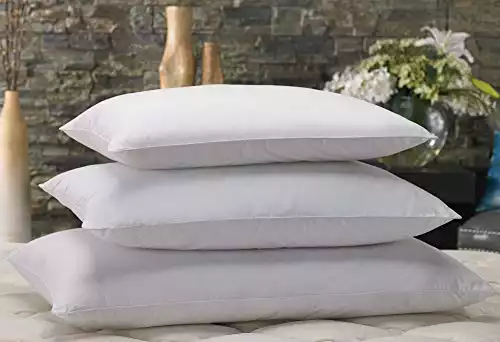 Marriott Down Alternative Eco Pillow - Hypoallergenic Eco-Friendly Pillow with 100% Recycled Fill - Standard (20" x 26")