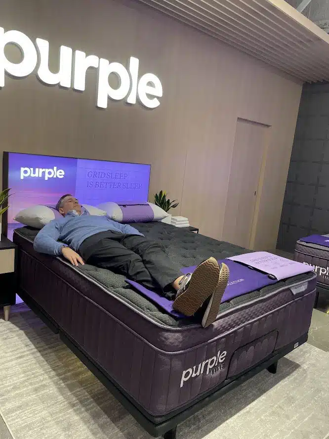 Purple Mattress: Stunning Comfort for Hot Sleepers 5 Purple Luxe mattress close-up of surface comfort system