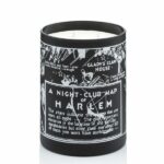 B&W Langston Nightclub Map Candle - Langston Fragrance