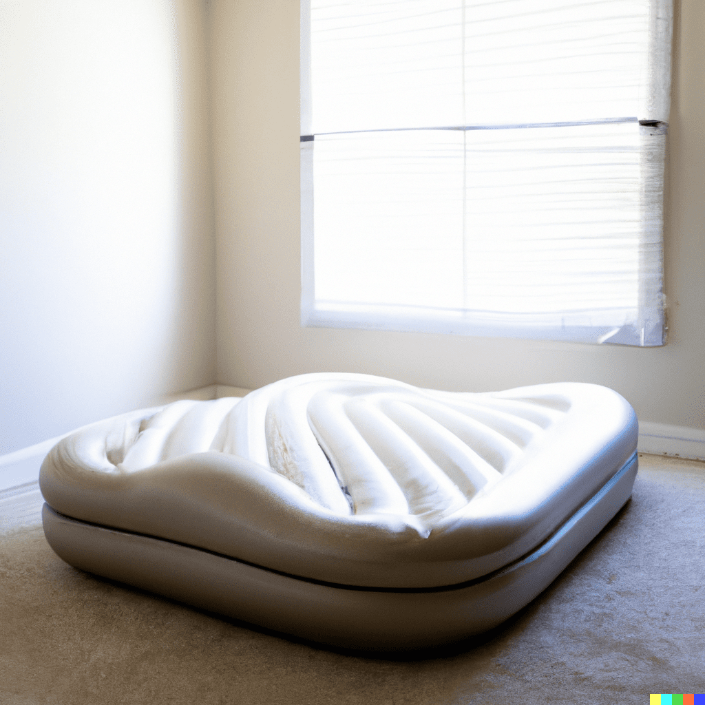 deflated air mattress