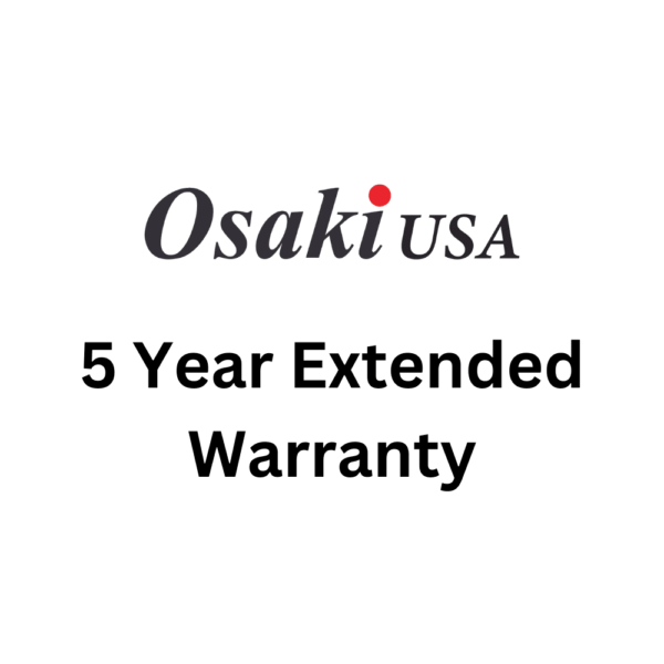 Osaki Extended Warranty