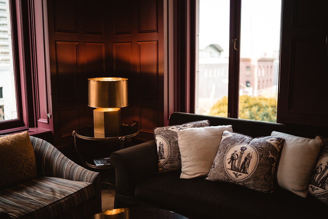 a couch and chair in a room