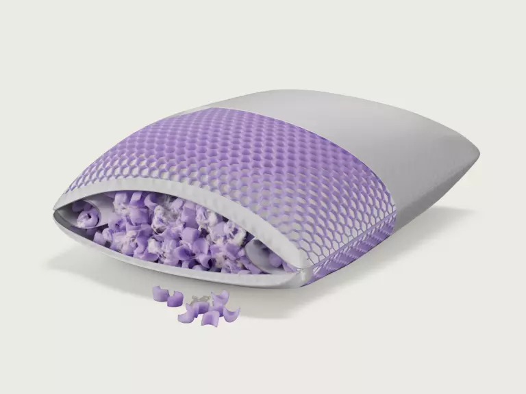 Purple Freeform Pillow