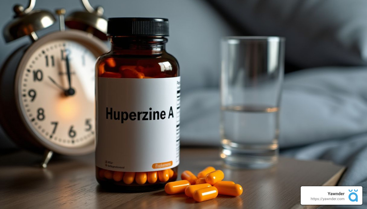 huperzine and sleep