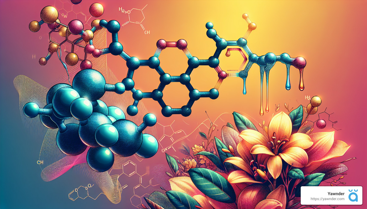 a close up of a molecule