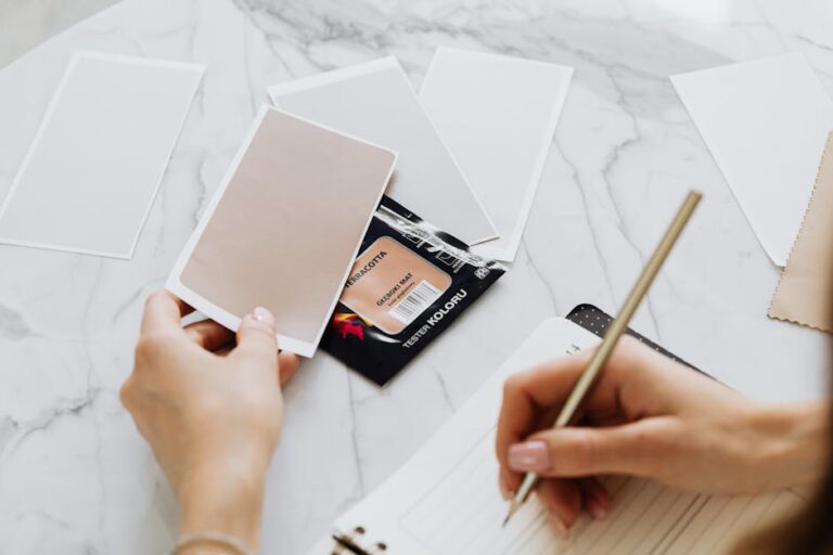 a person holding a pen and writing on a notepad