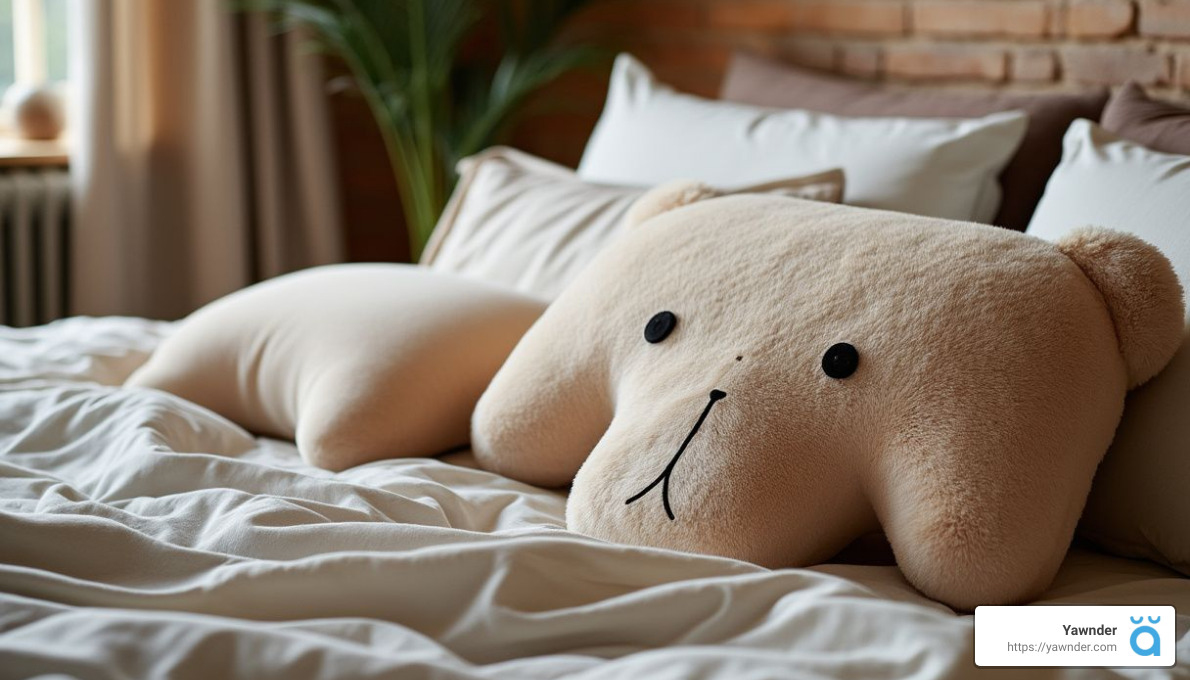 beauty bear pillow