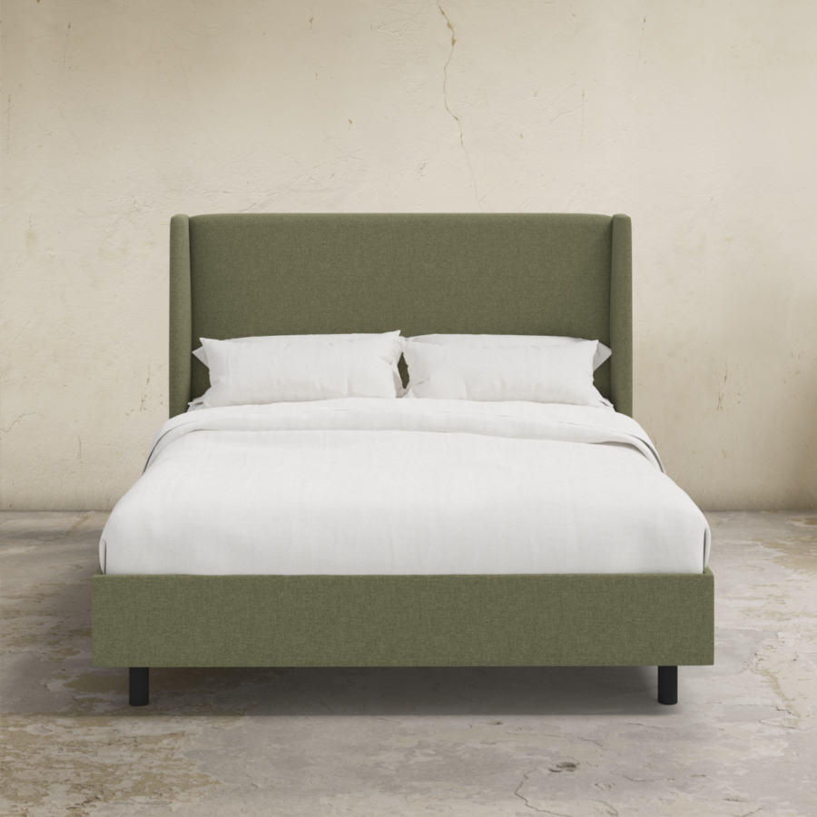 Lawrence Wingback Platform Bed - Image 5