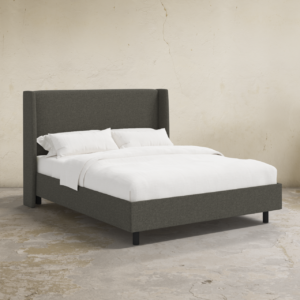 Lawrence Wingback Platform Bed