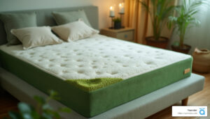 Green mattress-in-a-box