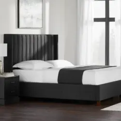 Malouf Bed with headboard