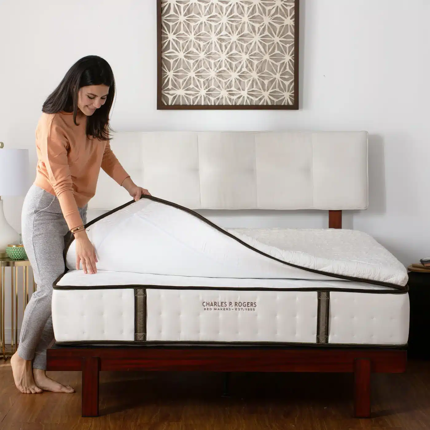 Charles P. Rogers Mattress Review 2025 – Estate SE & Beyond 18 Charles P. Rogers Estate SE mattress styled room hero image