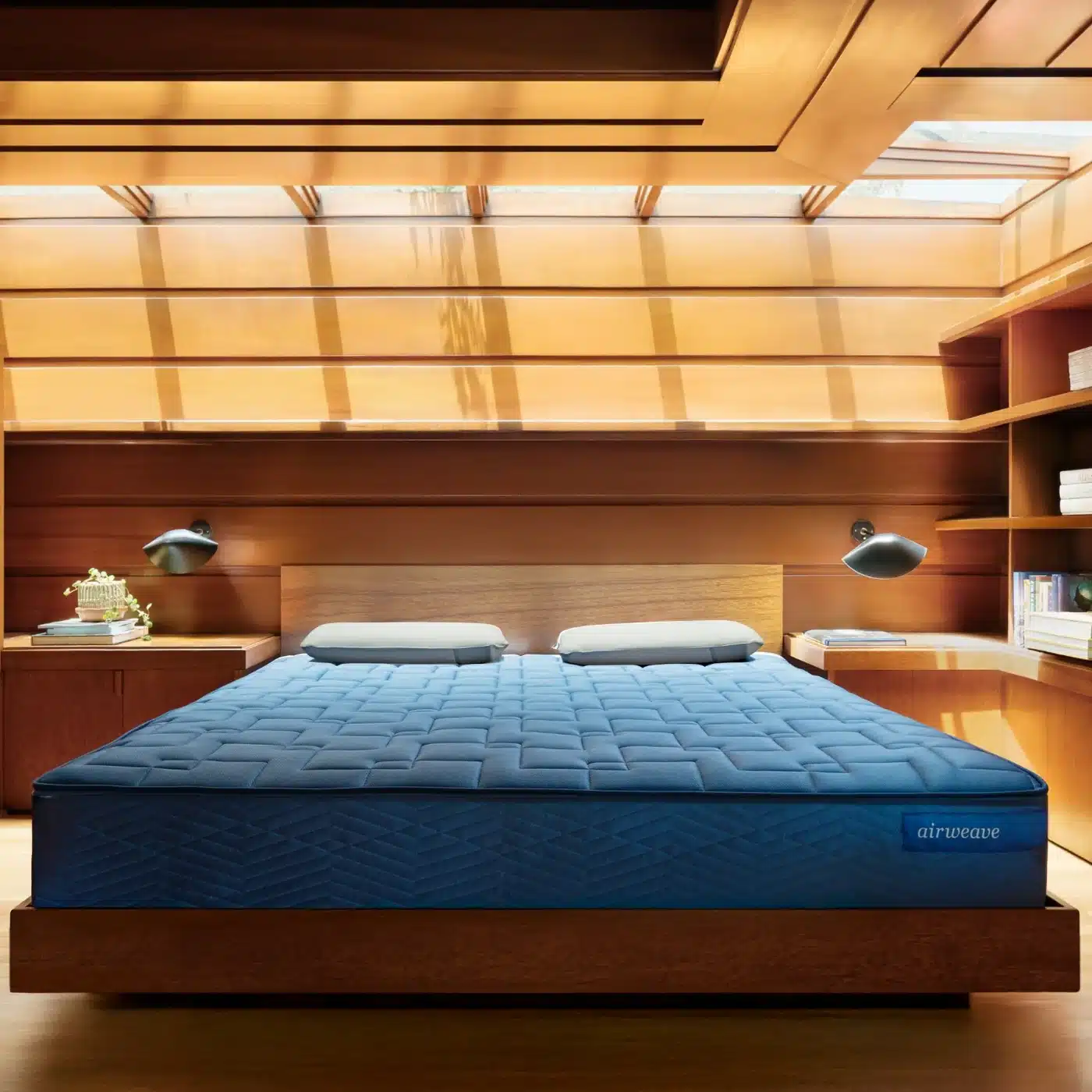 Airweave mattress with airfiber core and cover