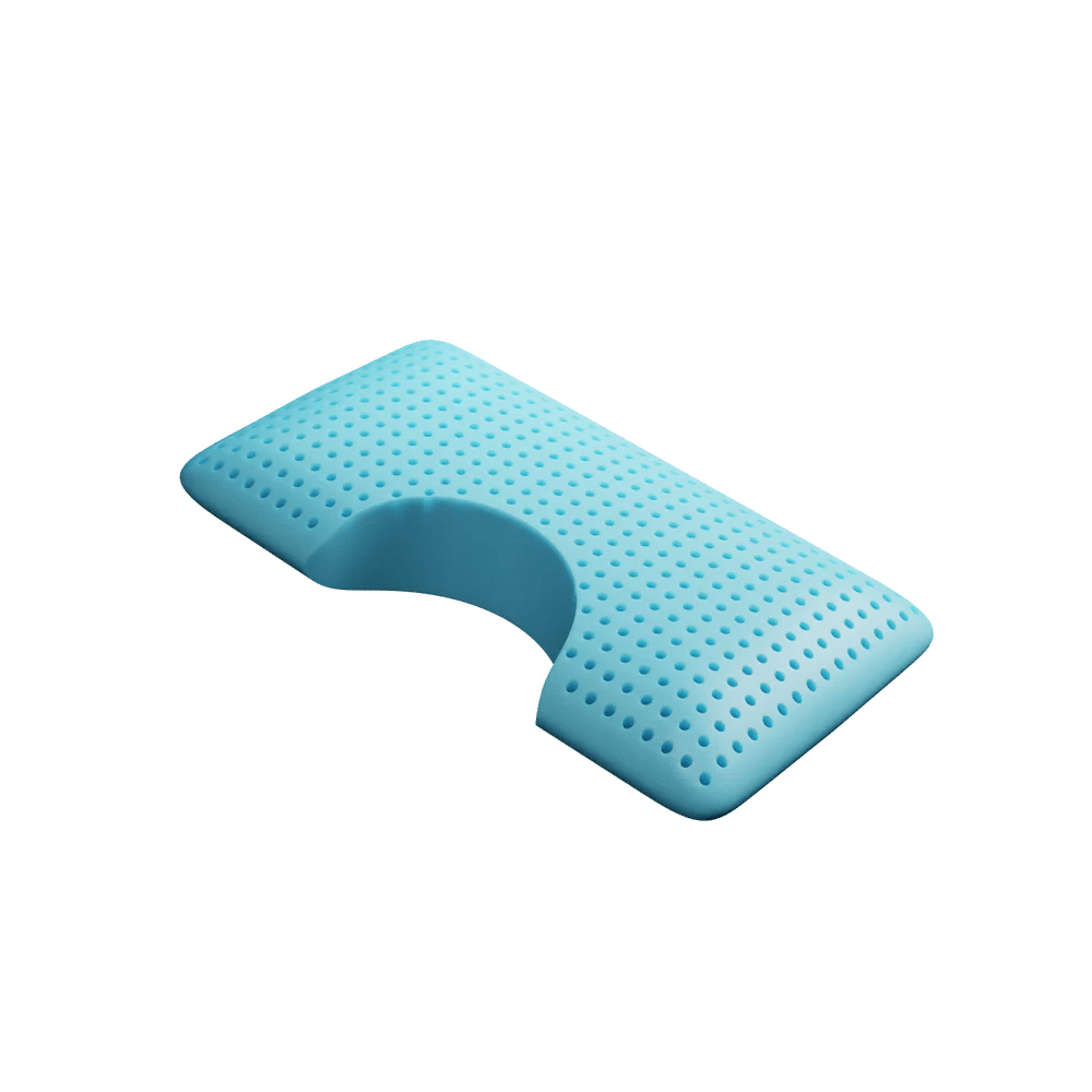 Blu Sleep Ice Gel Pillow with ventilated gel foam core and cooling cover