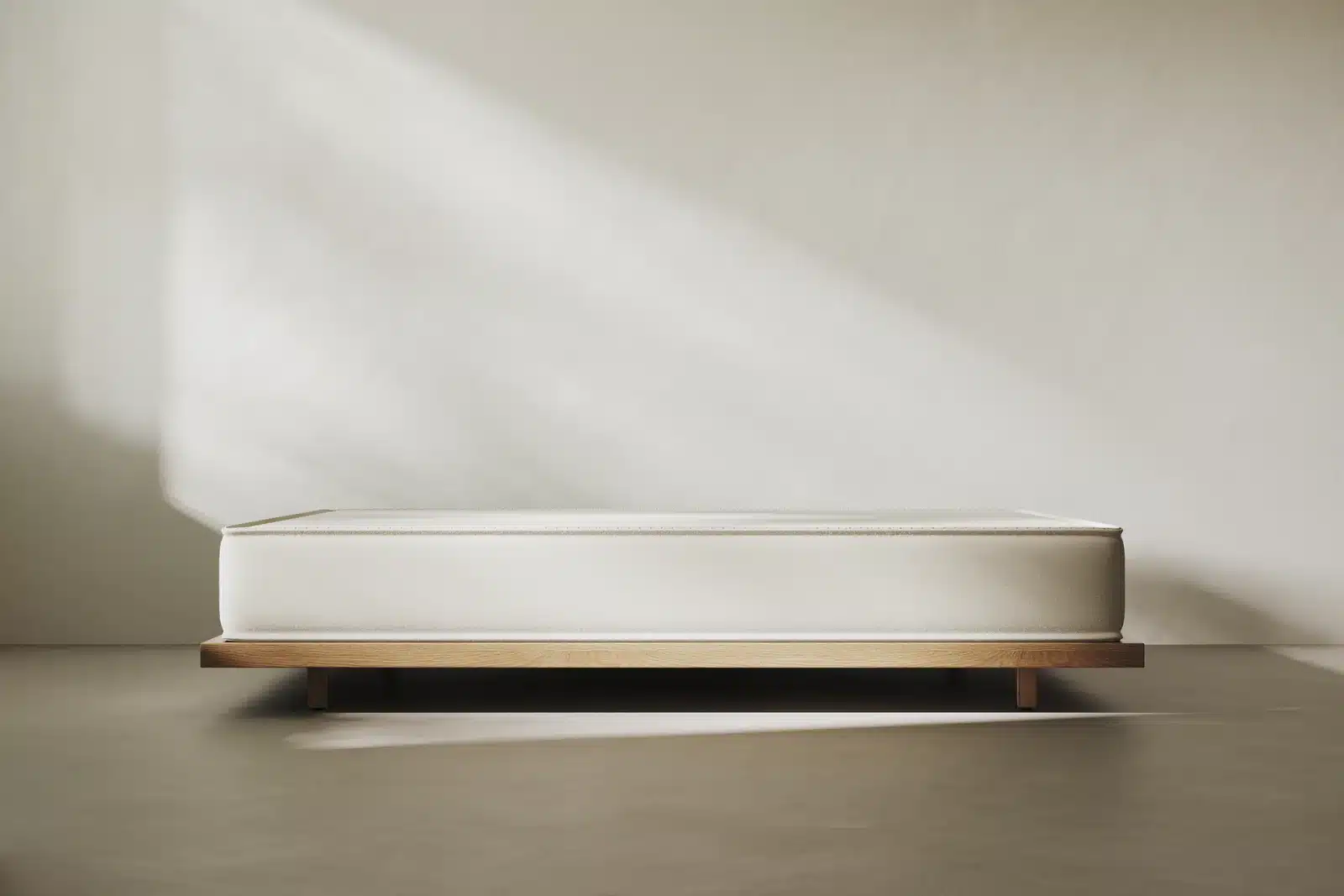 Boring Mattress Co close up on hybrid construction