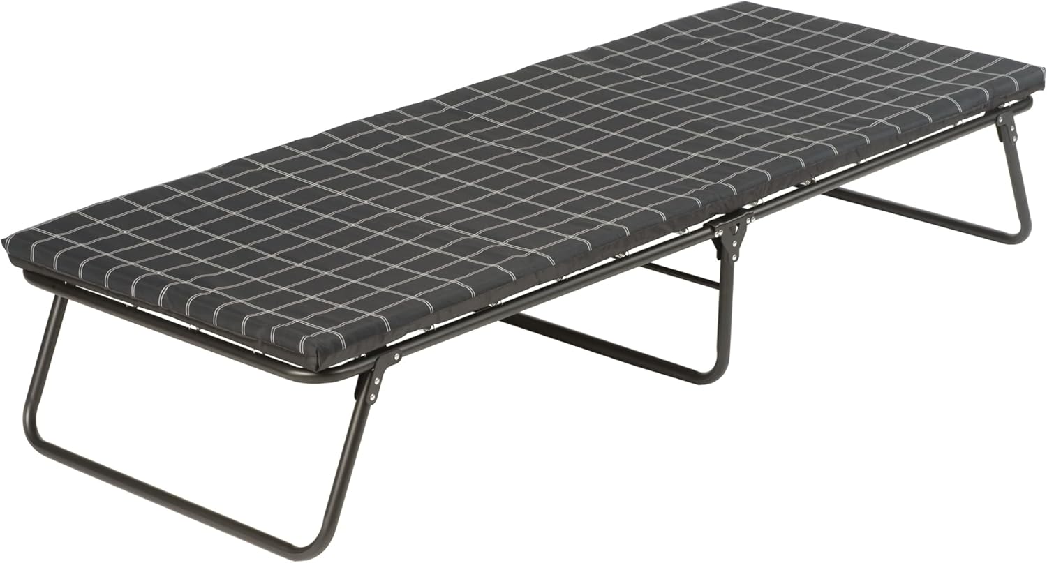 Coleman ComfortSmart Deluxe camping cot set up outdoors