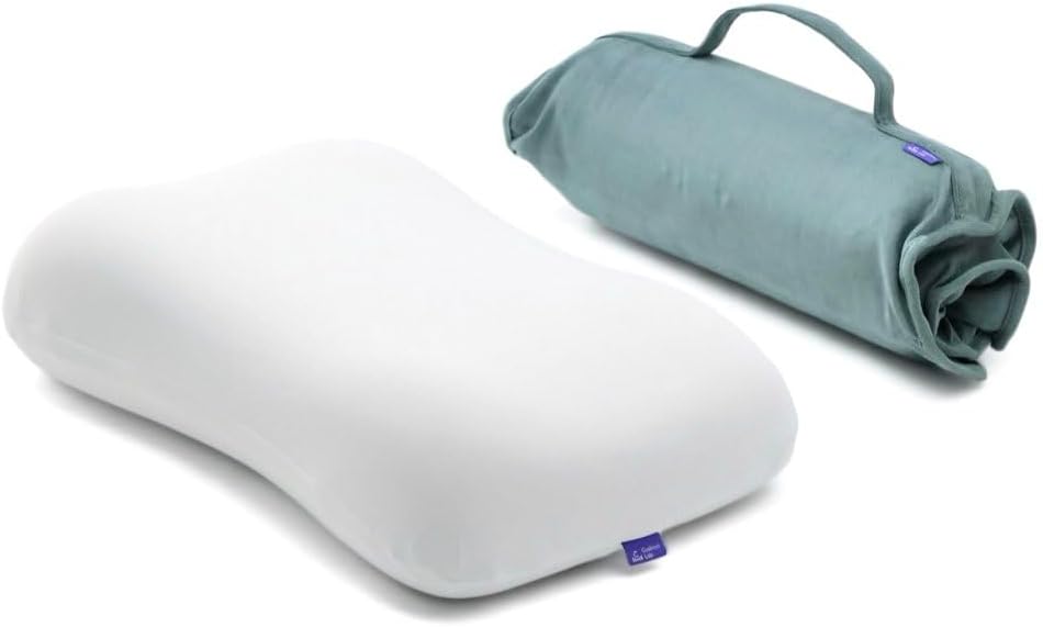 Cushion Lab Travel Pillow with ergonomic side support