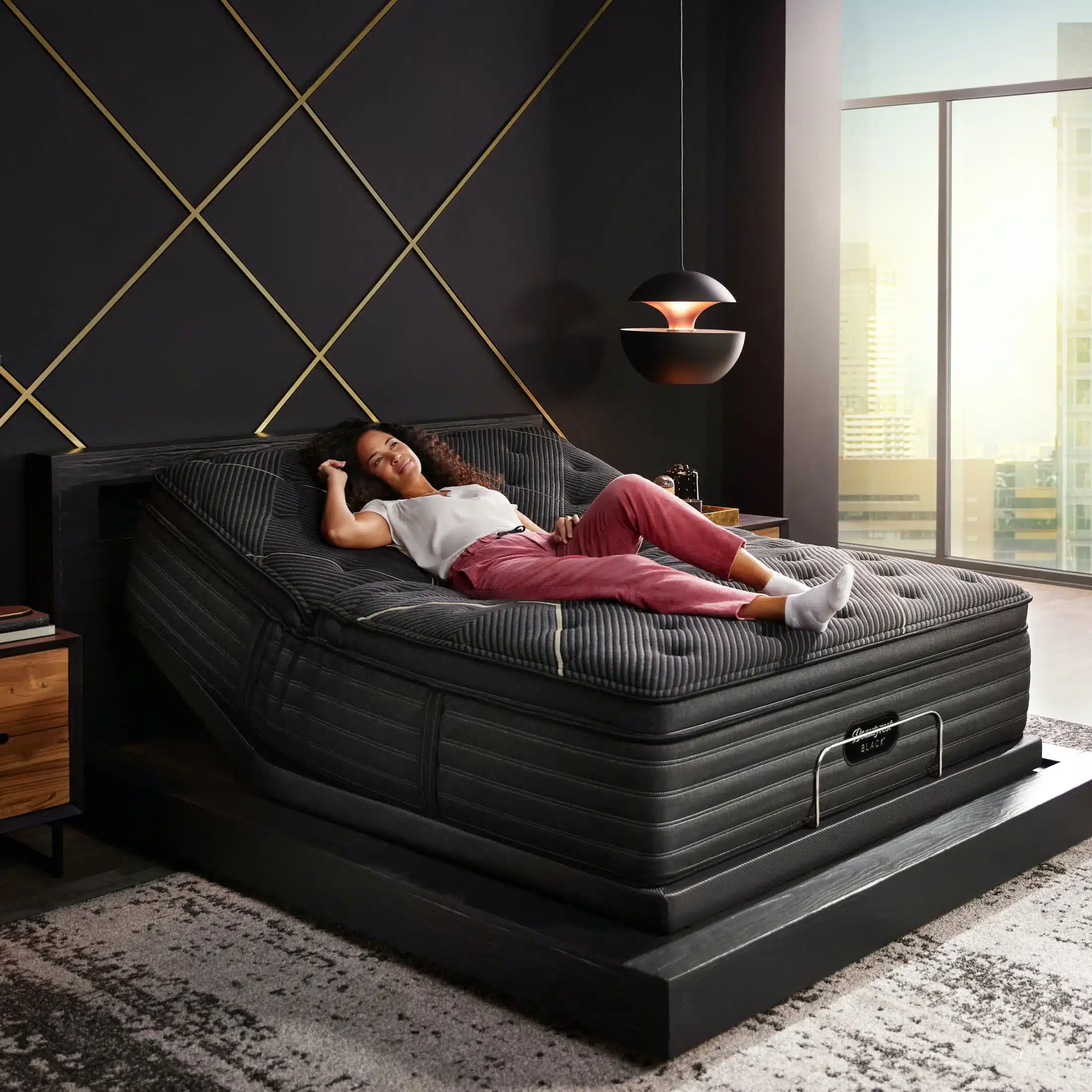 BeautyRest Black K-Class mattress detail