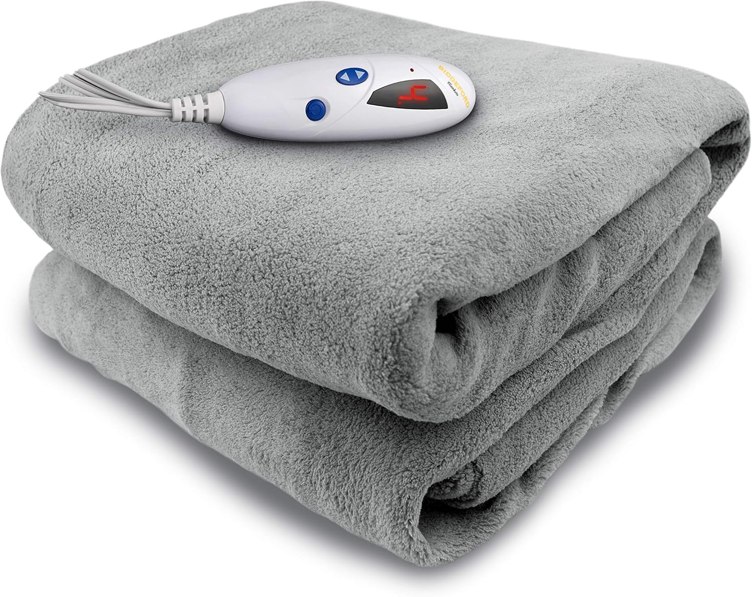Biddeford Electric Blanket on a bed