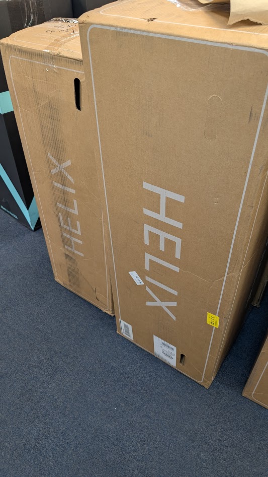 Helix mattress shipping box