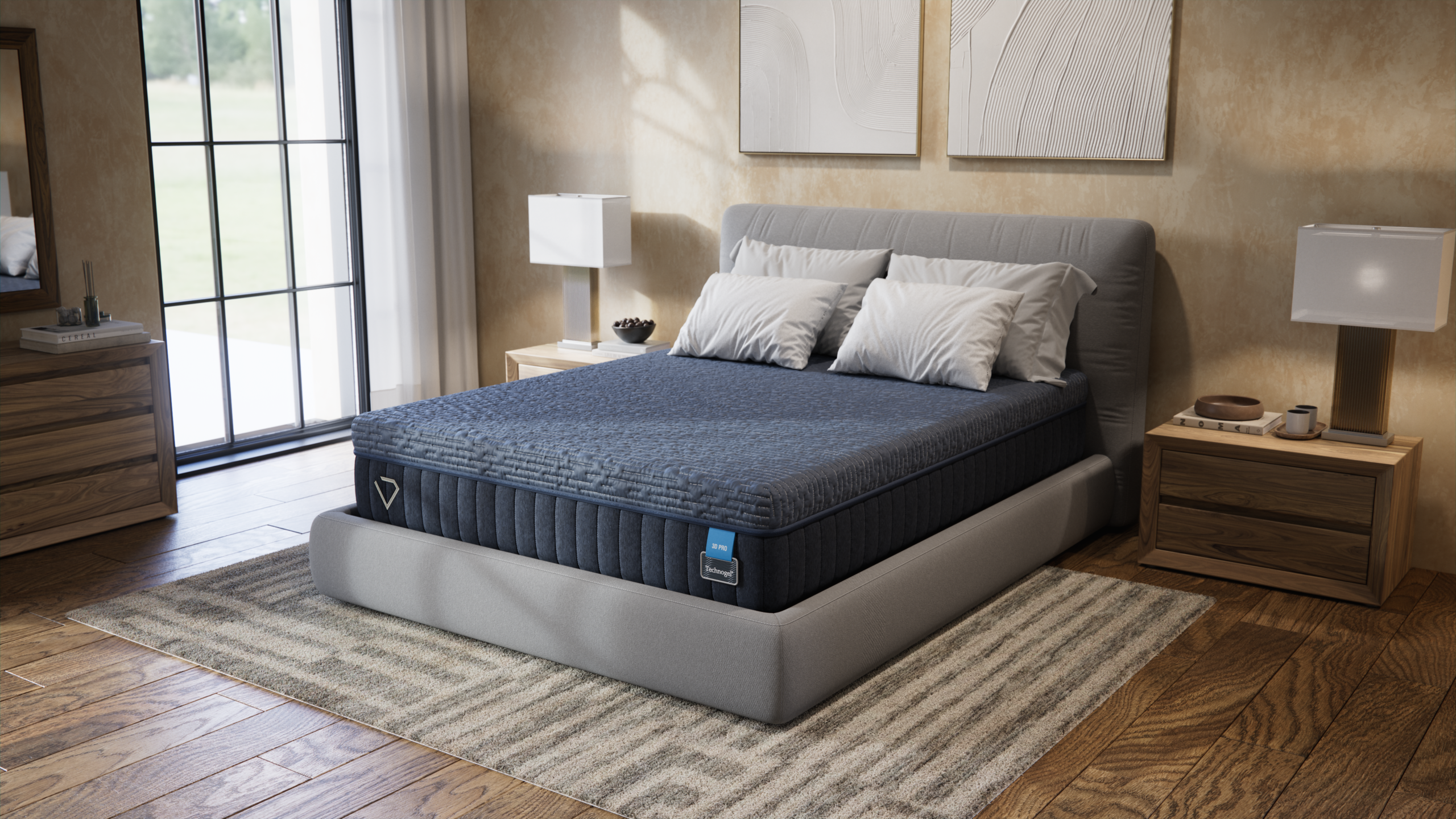 Technogel Mattress Technology Display at Yawnder