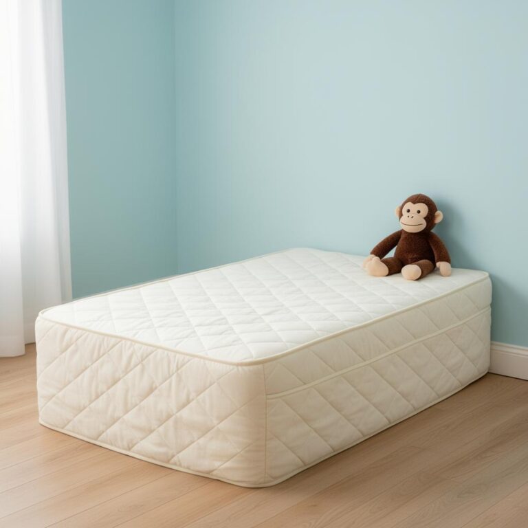 5 Little Monkeys kids mattress with stuffed monkey