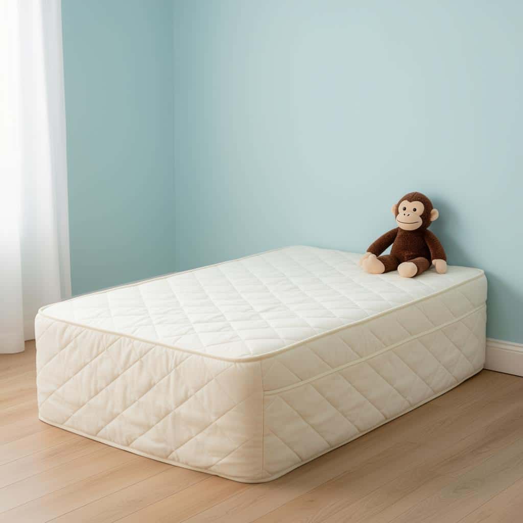 5 Little Monkeys kids mattress with stuffed monkey