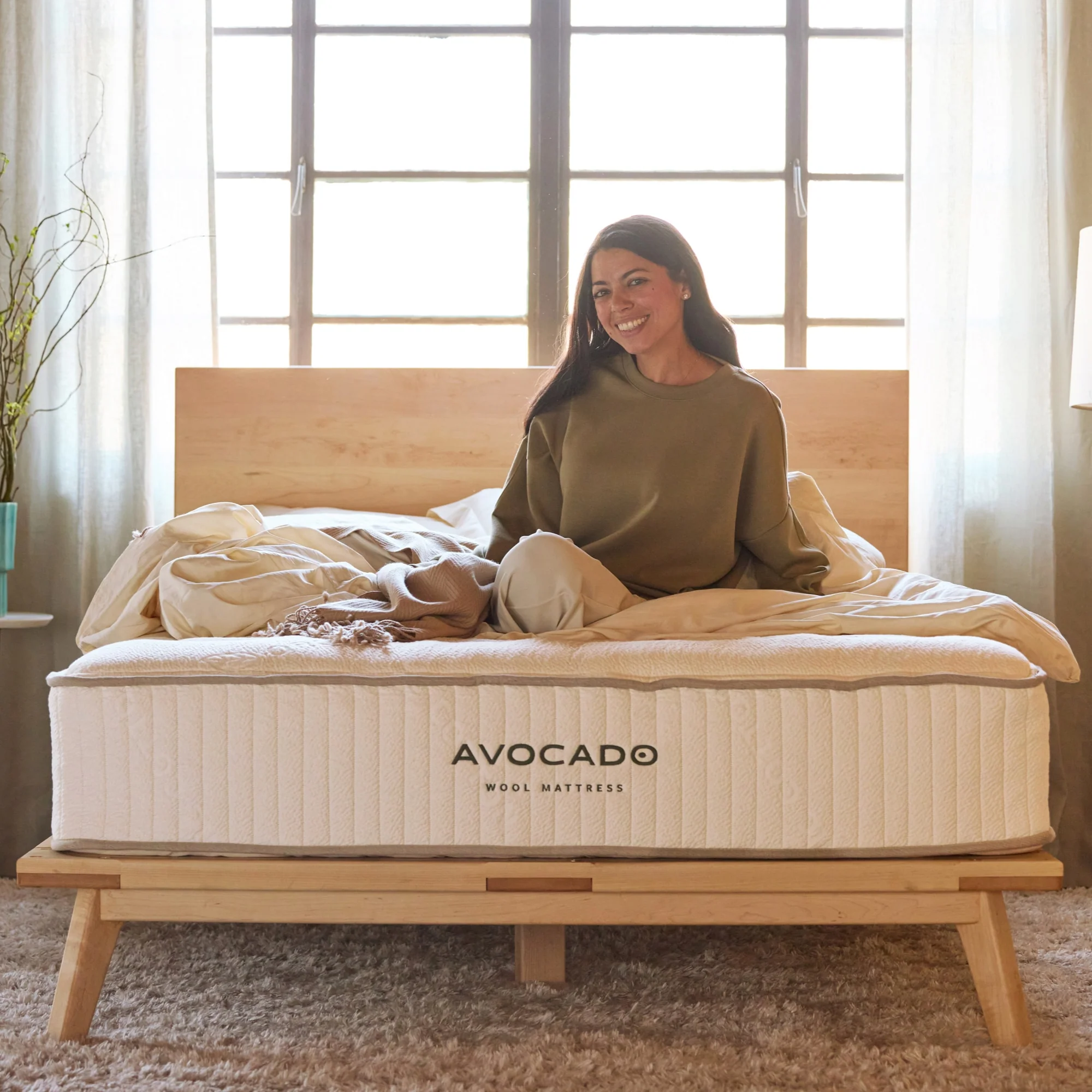 Avocado Wool Mattress Layer Detail