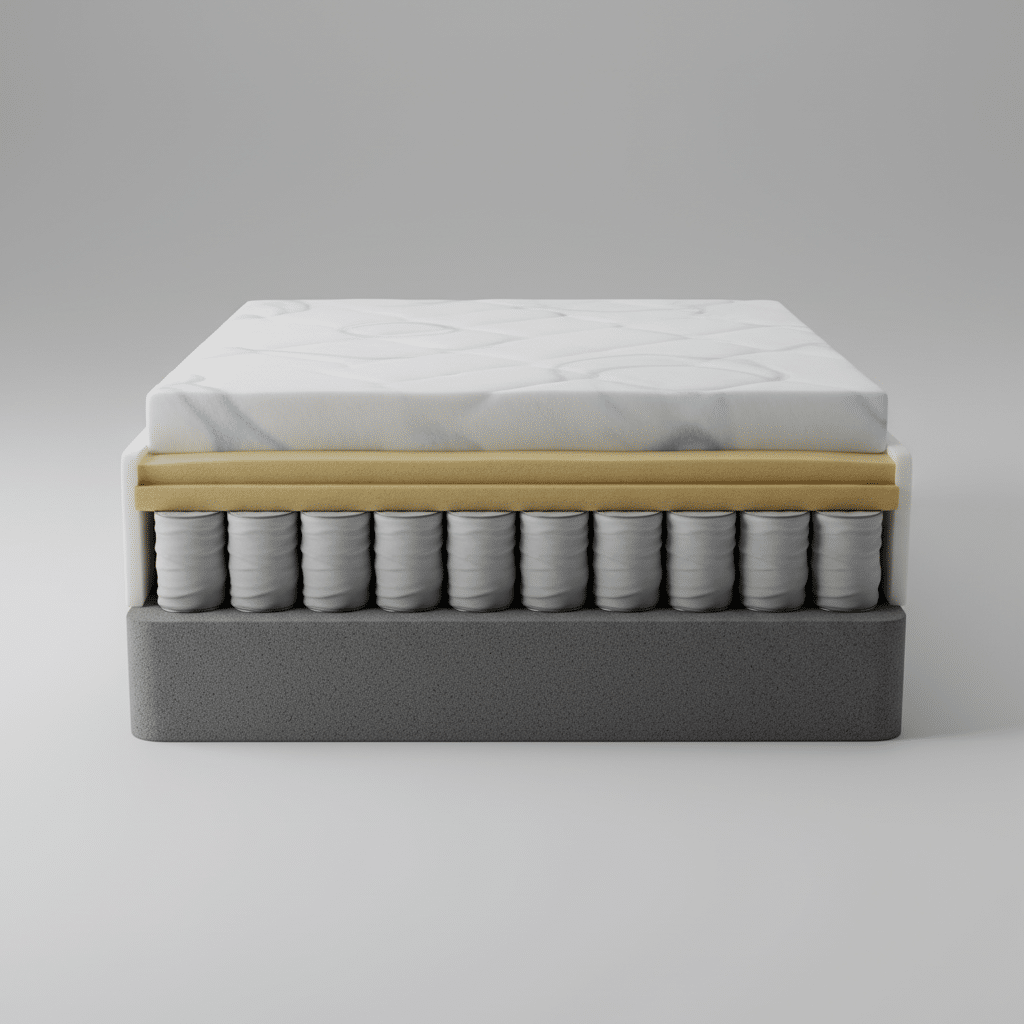AI-designed hybrid mattress
