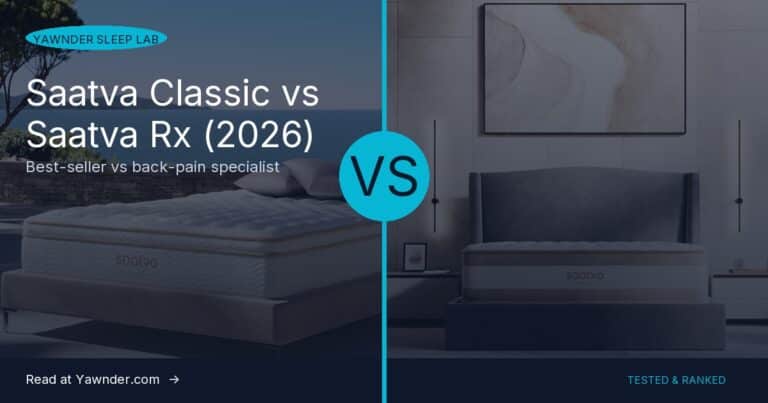 Saatva Classic vs Saatva Rx comparison — Yawnder Reviews