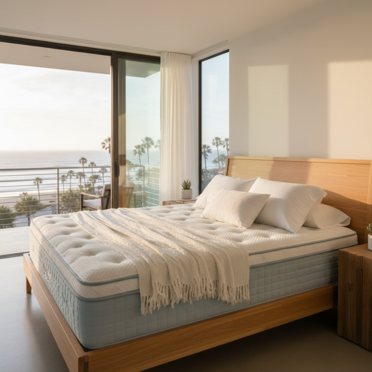 Best Mattress for San Diego's Coastal Climate (Humidity + Heat) - Yawnder San Diego