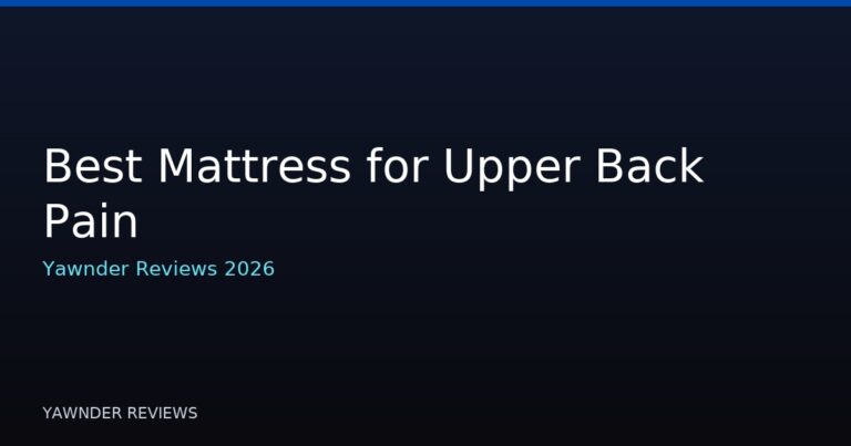 Best Mattress for Upper Back Pain
