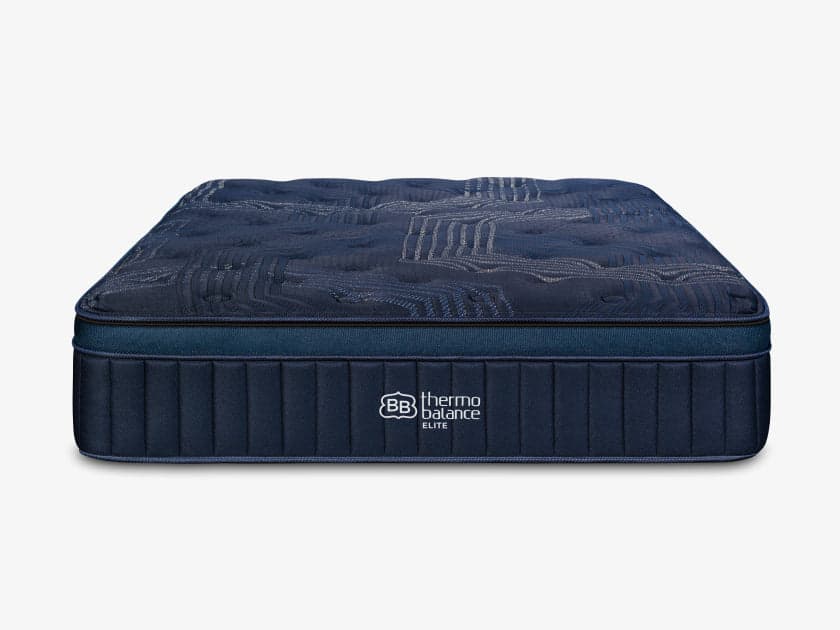 ThermoBalance Elite navy blue mattress front view